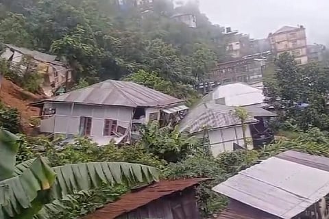 Landslide in Mizoram
